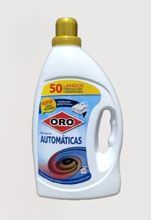 [8410498240109] DETERGENTE AUTOMATICAS ORO LIQUIDO AUTOMATICAS 2,5L. C/4 