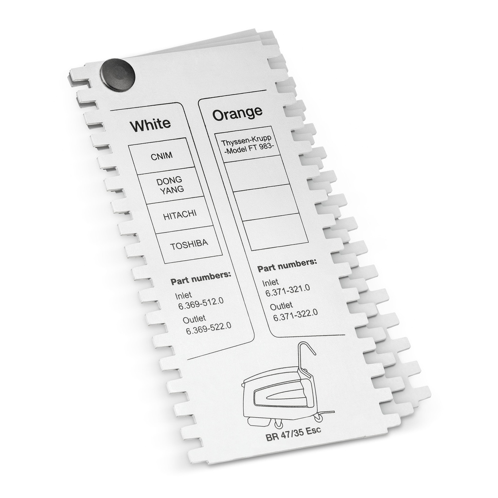 Plantilla perfil BR 47/35 ESC Ref. 4.369-000.0