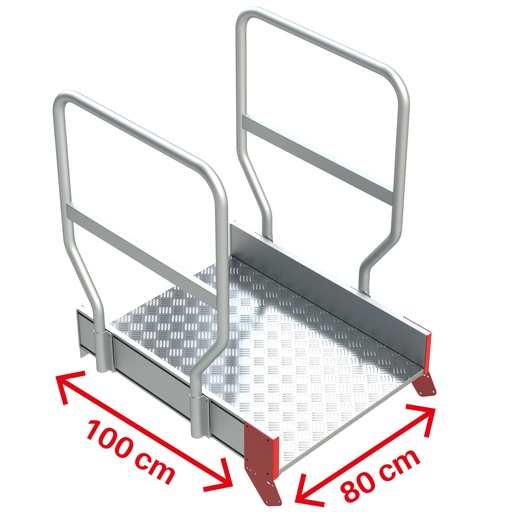 [SGE-PLA-80] SGE-PLA-80 | Plataforma de trabajo para entreplantas y altillos 80x100 cm.